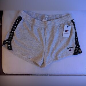 Champion Gray Women's Shorts with Black Accents- 2XL
